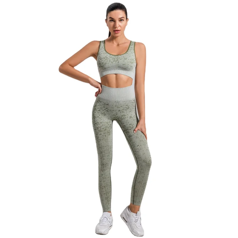 

2021 Snakeskin Women Yoga Sets Seamless Legging Fitness Suits 2 Pieces Sports Bras and Pants Gym Wear Running Clothing Wokout