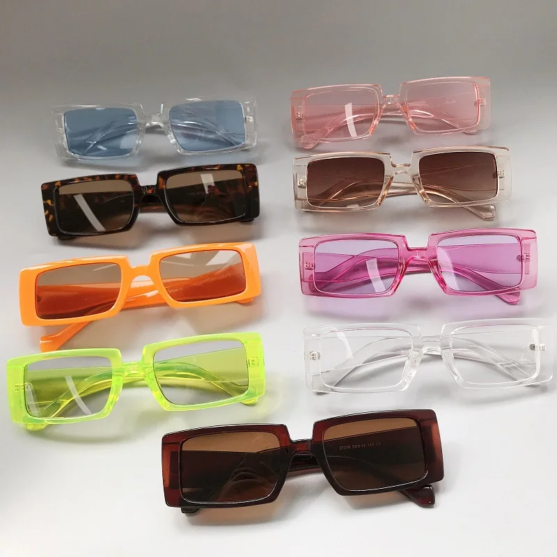 

Small Square Sunglasses Women 2021 Retro Fashion Men Sun Glasses UV400, Custom colors