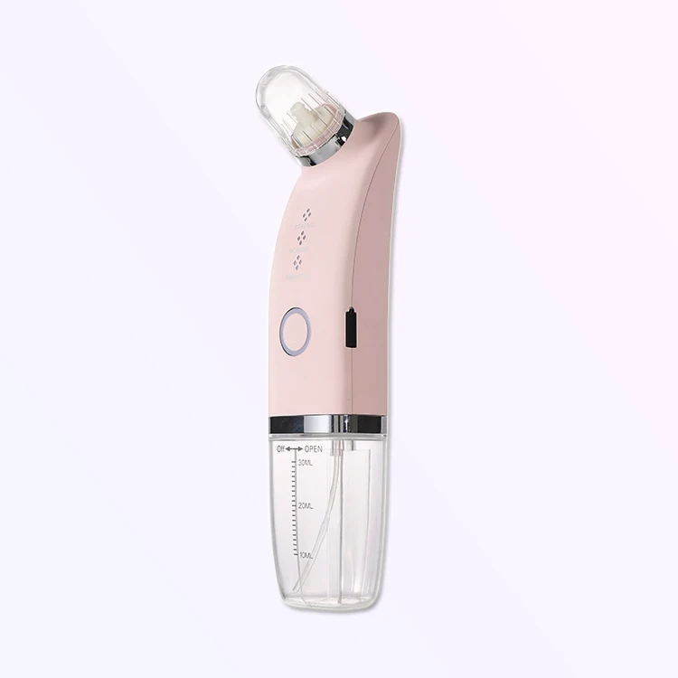 

skin deeply clean hydrodermabrasion mini acne blackhead remover vacuum pore cleaner, White/pink/green