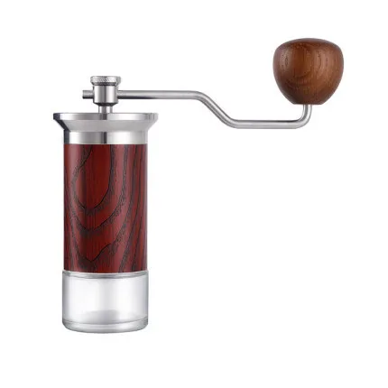 

Pro-High-Quality-Manual-Coffee-Grinder-Double Powder Tank Coffee-Grinding-Machine-Burr-Mill-Grinder-Mini-Bean-Milling-Portable, Red