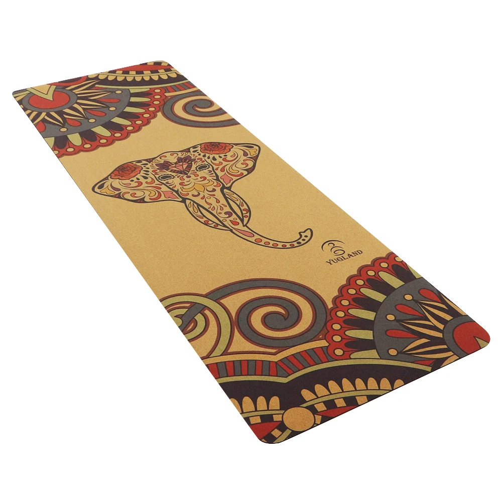 

FD Custom Eco-friendly Large natural Cork Yoga Mat with Adjustable Shoulder Strap, Customized