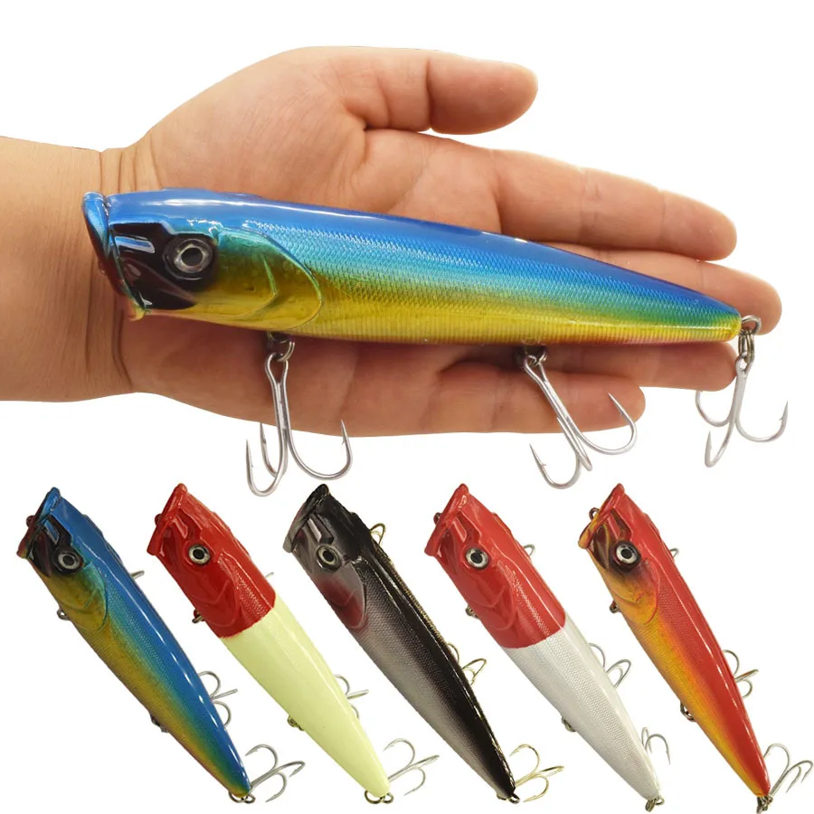 

Realistic Fishing Tackle Lures 68g/178mm PP57 big popper Glide Swimbait Saltwater Trolling Pesca Fishing Lures jerkbaits, 5 colors