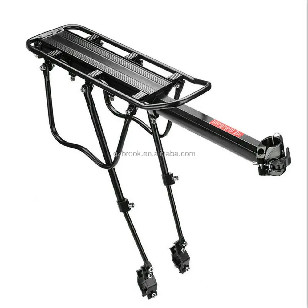 

Universal pannier luggage bicycle rear rack for 20-29 inch MTB, Black