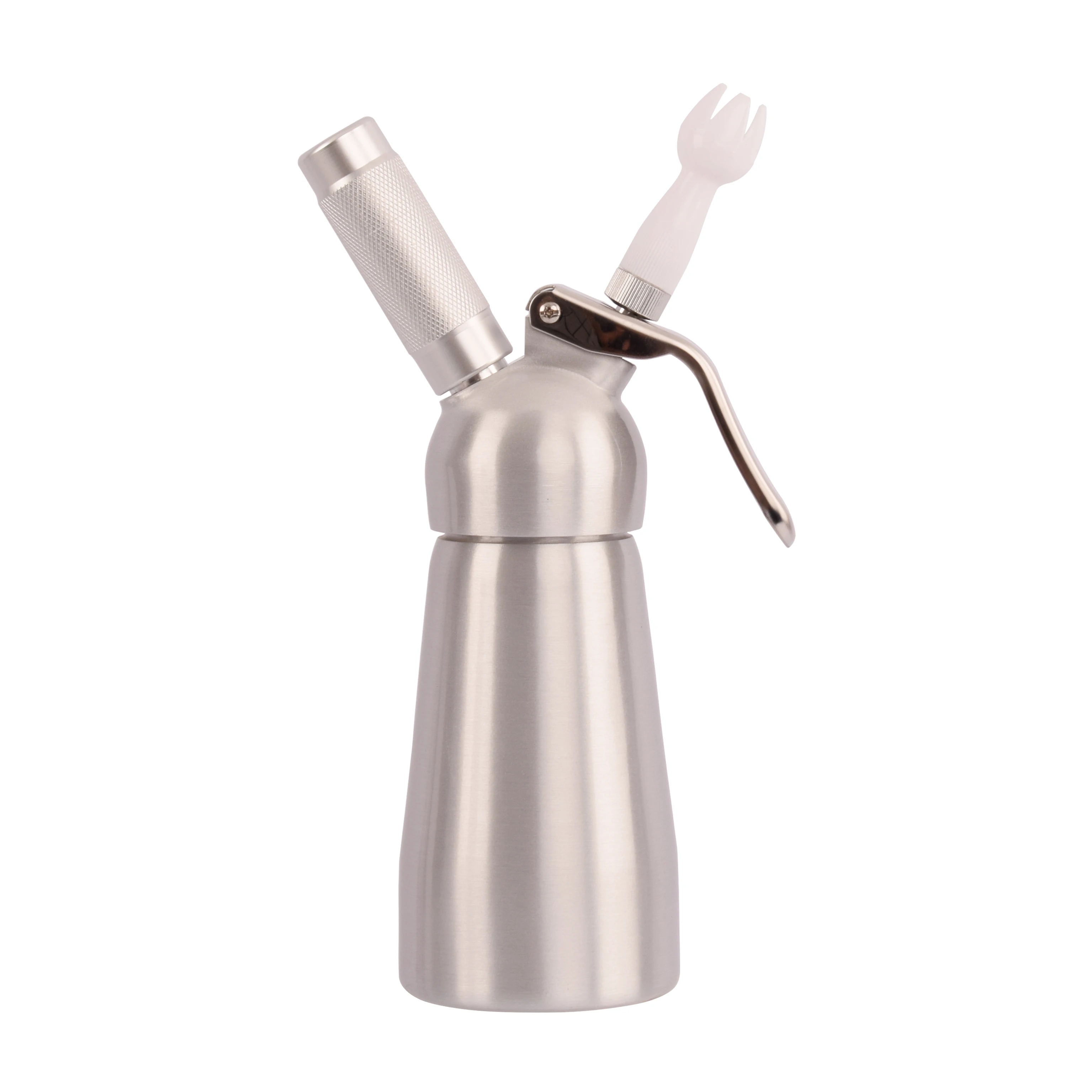 

Custom Logo 250ml Aluminum Whip Cream Dispenser for Cream Whipper Chargers