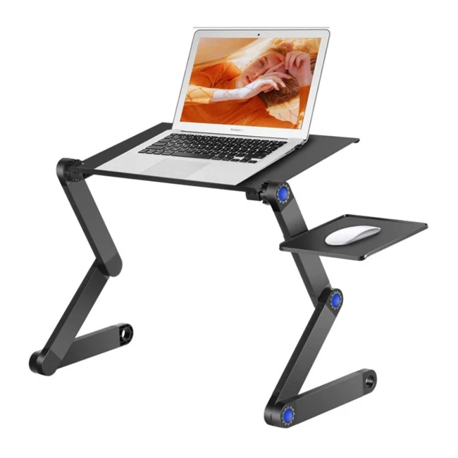 

Portable Laptop Computer Desktop Folding Adjustable Laptop Bed Stand Tables With cooling Fan for Desk Bed Couch Sofa