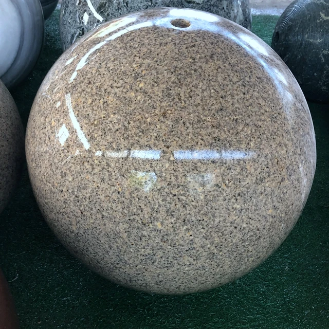 Marble granite polishing garden stone ball fountain