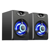 

SATE(AS-2401)Wholesale Stocked high quality 2.0 stereo subwoofer speaker with LED light Cheap Mini USB computer 2.0 speaker