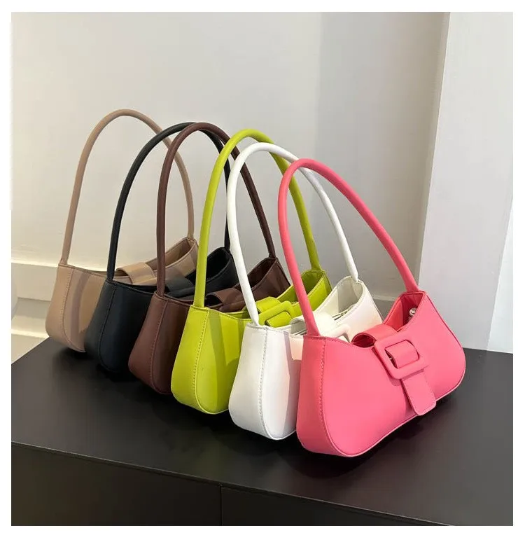 

Korean version of the new 2023 summer niche trend bag female fashion shoulder simple handbag retro bag