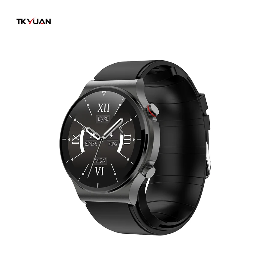 

TKYUAN 2022 high-end sport montre watches smart true air pump blood pressure monitor ecg smart watch S2