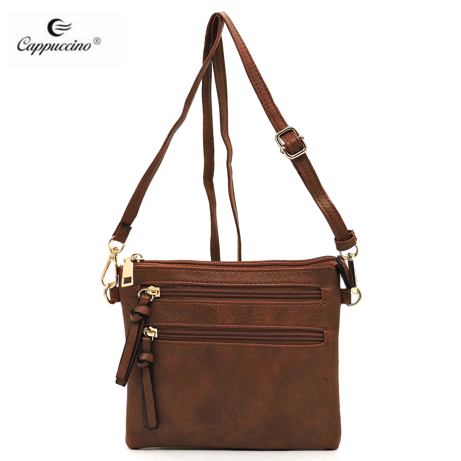 

Multi Zipper Faux vegan leather women handbag fashion lady handbag Women Crossbody bag, Various