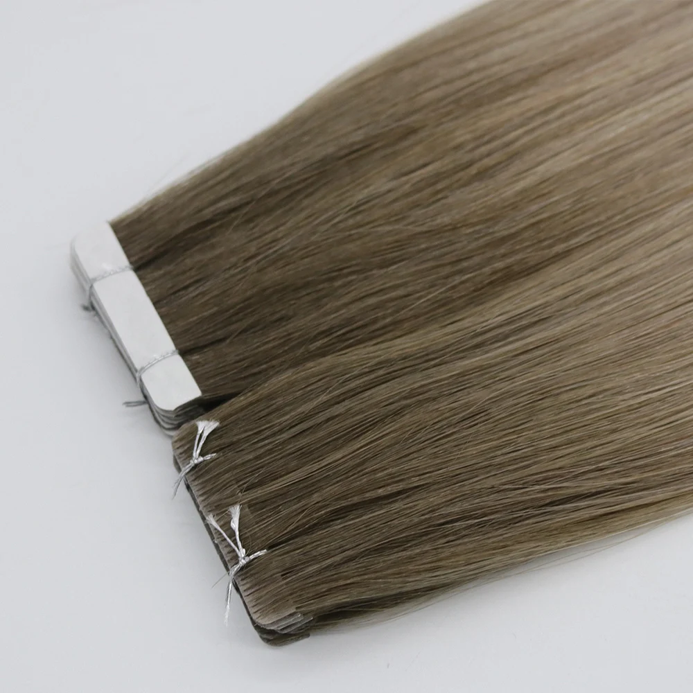 

Changshunfa Factory Direct Balayage European Remy Tape In Human Hair Extension, Custom Package Invisible Tapes In