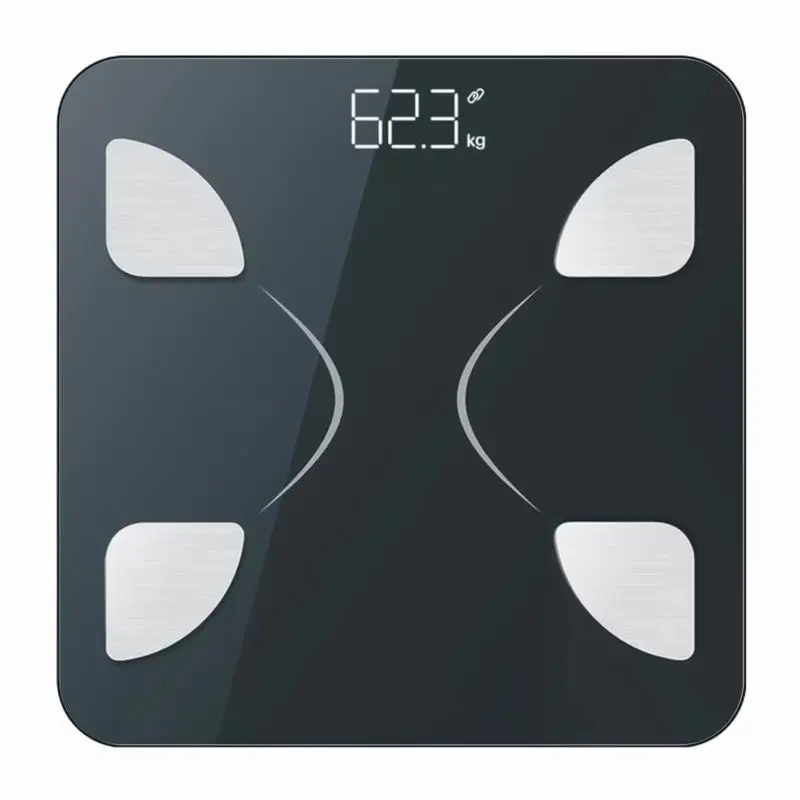 

2021 Medical body fat analyzer human electronic body weight scale, White/black