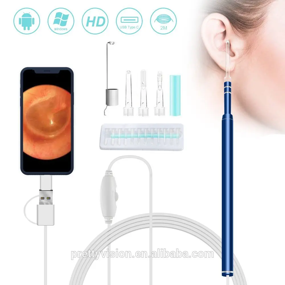 

Chinese factory handheld endoscope for ear wax removal