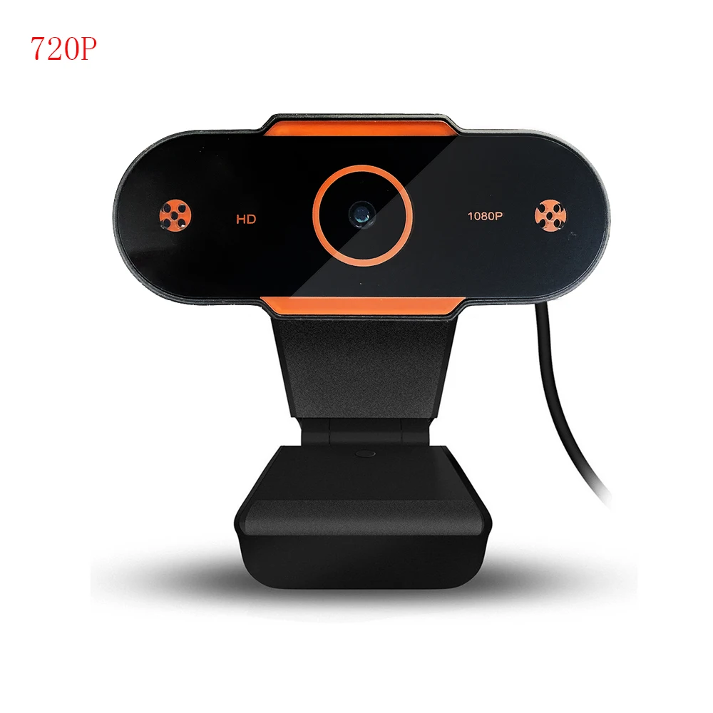 

Usb 2.0 Pc Camera Video Record HD 720P Camara Weblaptops Web Cam With Mic, Black