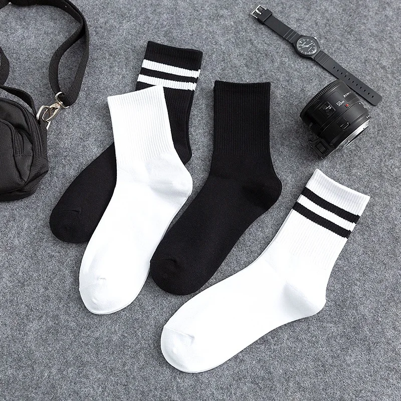 buy socks men,black white socks,custom stripe sock product on