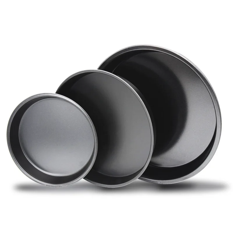 

Homeuse Black Steel Pizza Baking Plate Bakeware Tray
