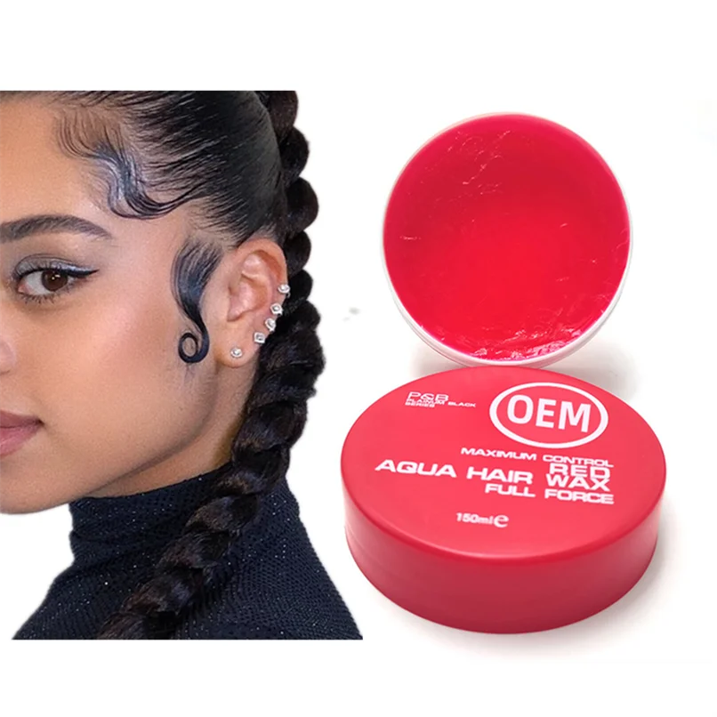 

oem hair styling care products private label mens color hair fruits wax logo edge control pomade