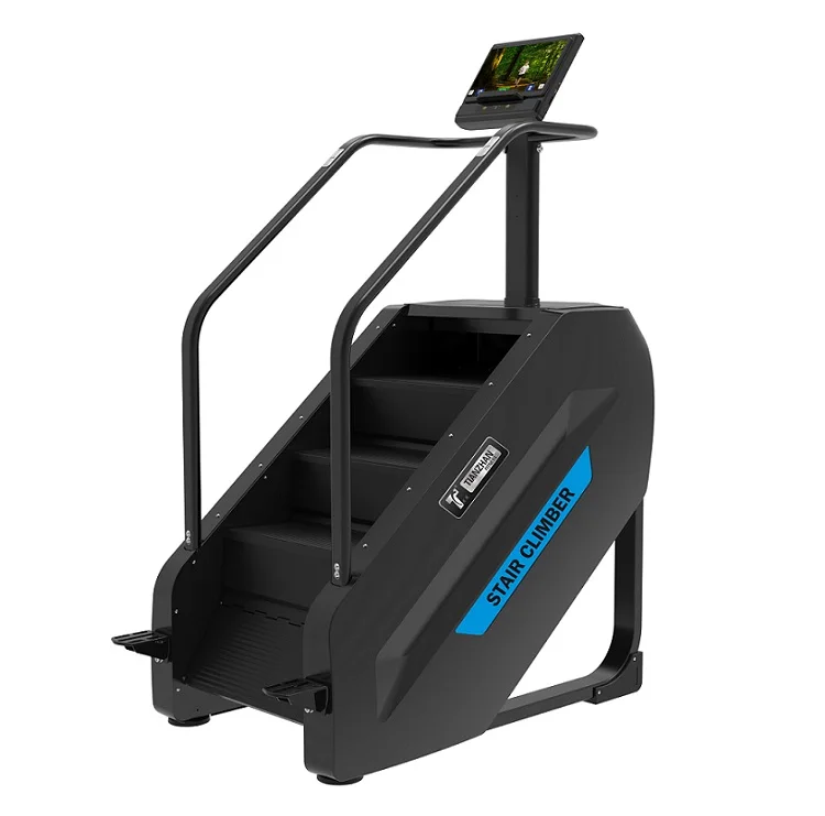 

Gym equipment fitness machine stair master commercial use body building cardio machine stair climber Android system touch screen, Optional
