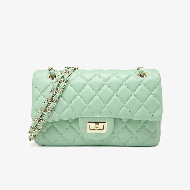 

High Quality EM200 Fashion lozenge woman bags chain sling shoulder bag handbags for women