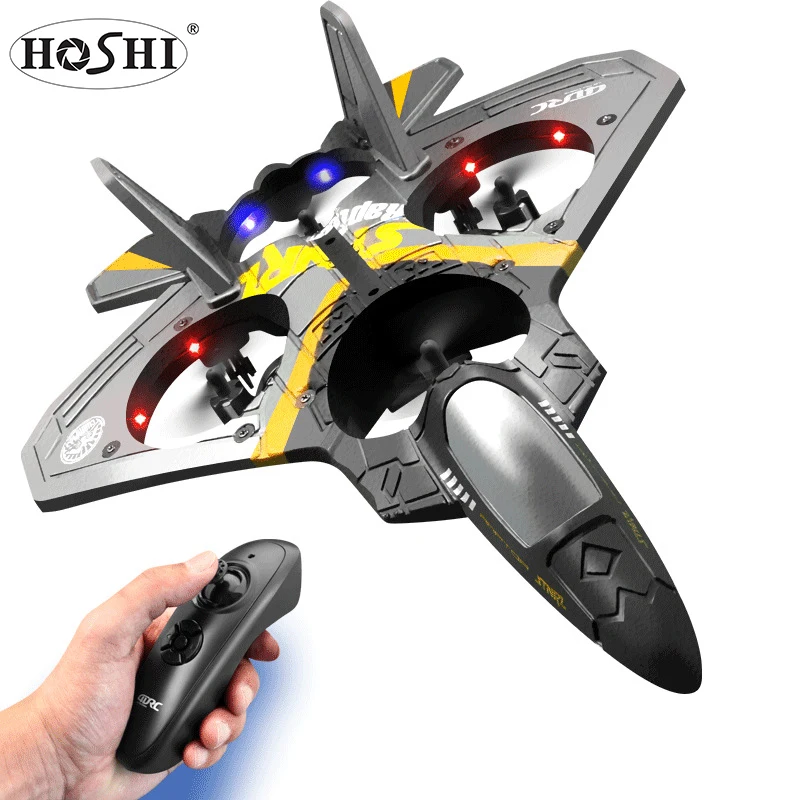 

2022 V17 Drone Glider Model 2.4G Fighter EPP Foam Hand Throwing Plane Electric Outdoor Aircraft Remote Control Airplane Kids