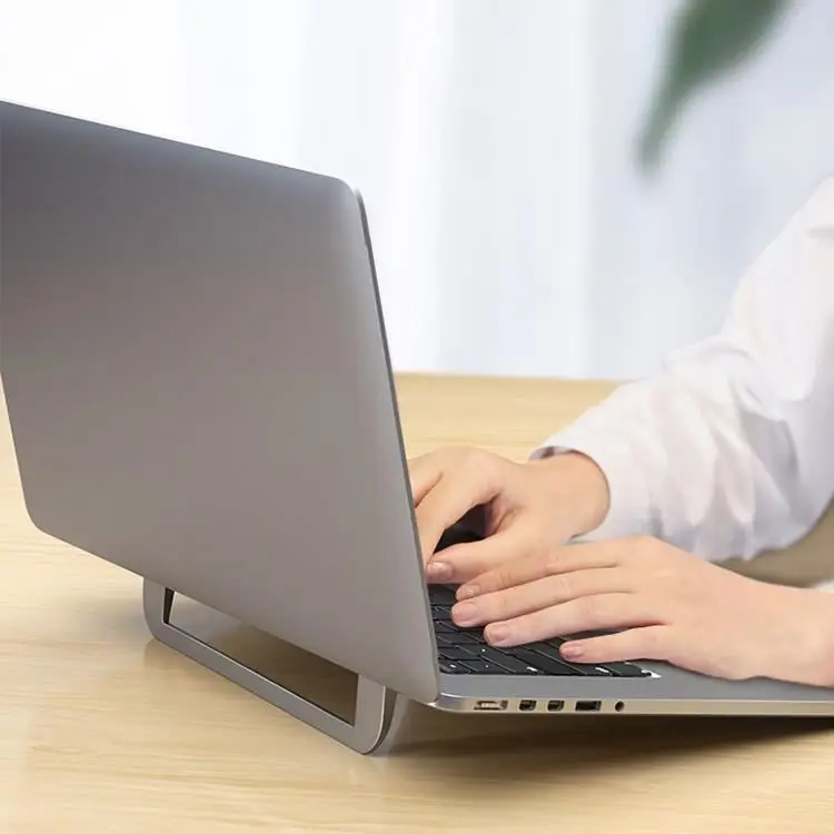 

Light weigth laptop stand folding table, Grey/silver