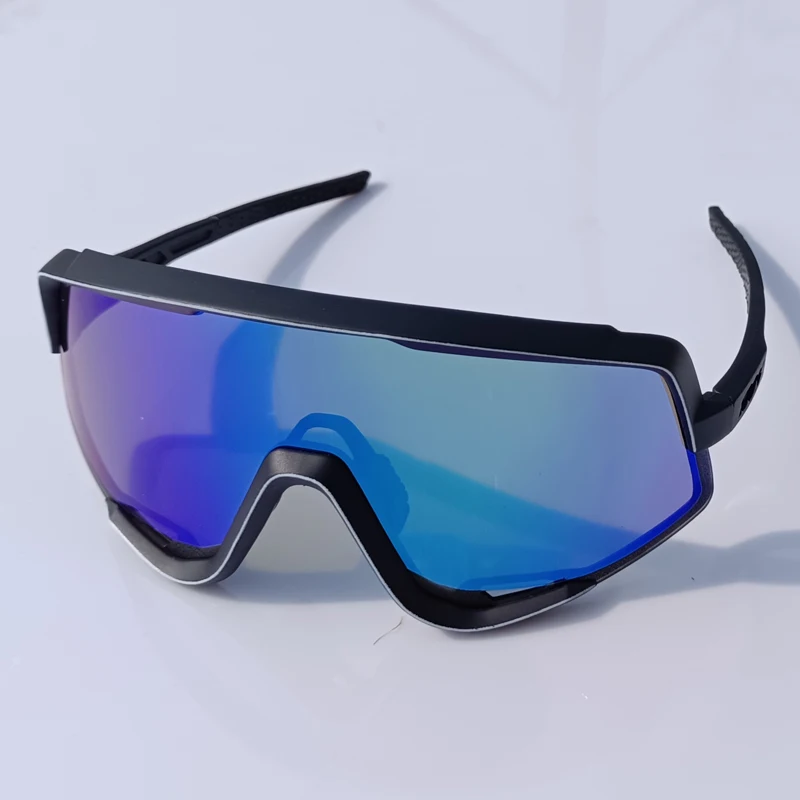 

New Arrival Custom Mould Sports Sunglasses Custom Cycling Eyewear Riding Glasses 3 lens UV400 Protect, Multicolor options