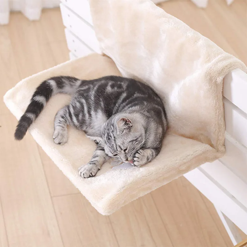 

Cat Handing Bed Portable Cat Hammock Lounge Bed For Dog Pet Sleeping Soft Pet Bed Seat Hammock Removable Cover Pet Supplies