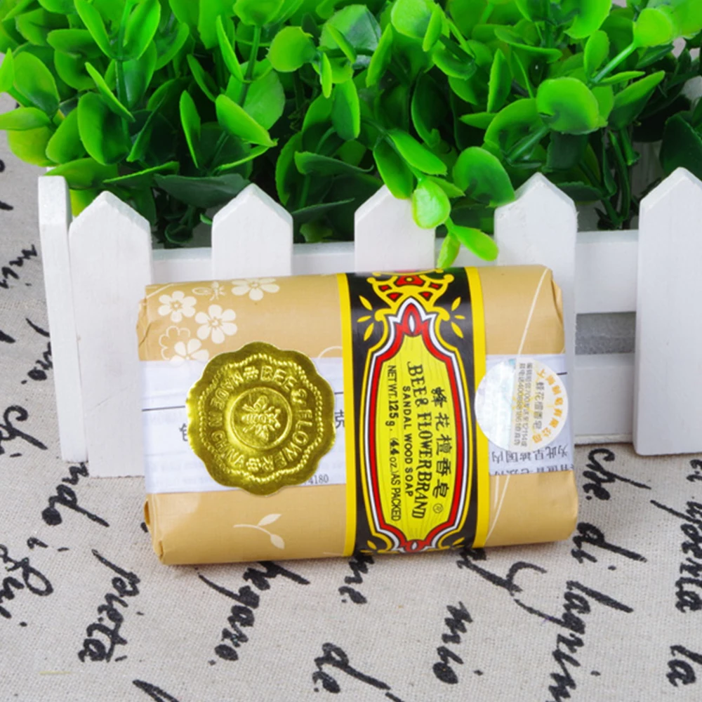 
Chinese Classic Toilet Soap Cheap Bee Flower Natural Soaps 