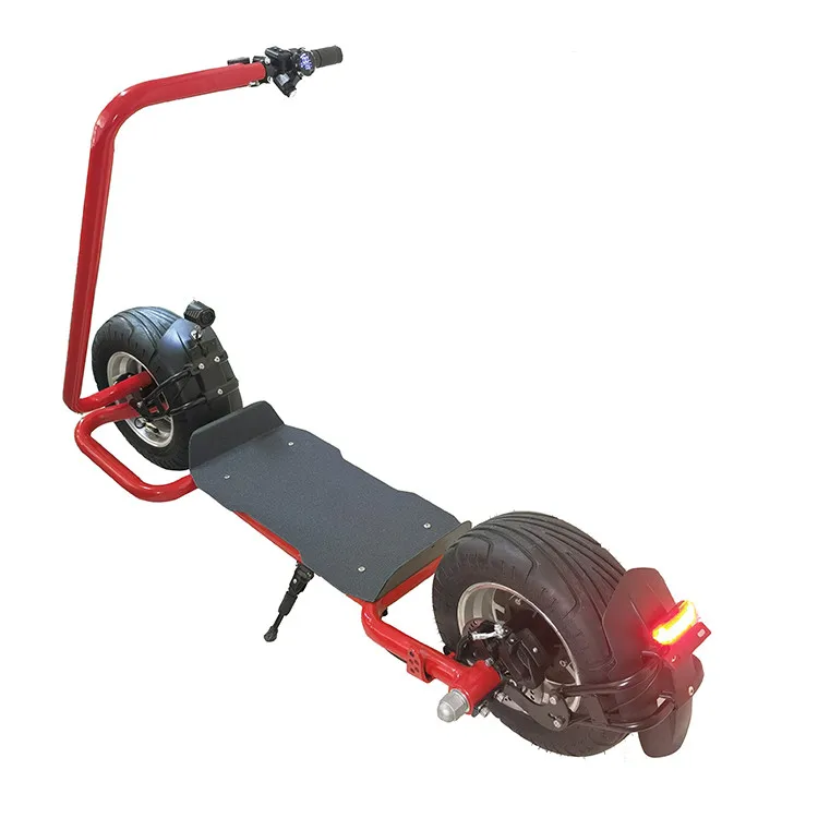 

Fat tire electric scooter Shipping free ! 1500W 60V 20Ah 22 inch range 70-80km speed 40km / h, Black