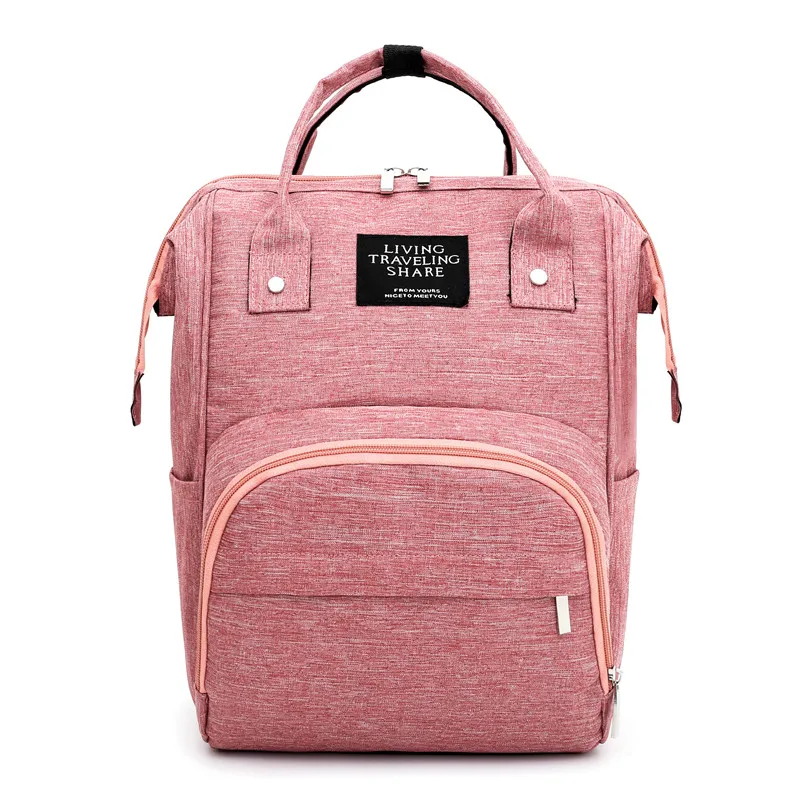 

Wholesale trendy mammy travel backpack baby bags backpack diaper backpack for women mammy bag, Pink,black,gray,deep blue