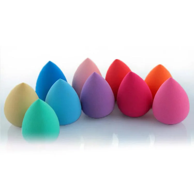 

D-1r Beauty Foundation Blending Sponge Multi-colored Powder Puff For Liquid Cream Waterdrop Makeup Sponge