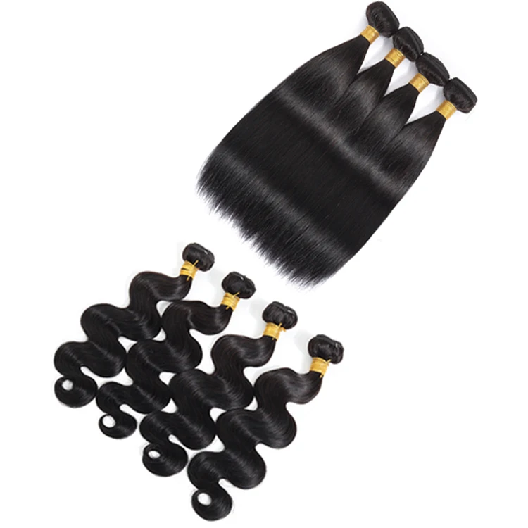 

Apple Girl Virgin Cuticle Aligned Hair Straight Body Wave Human Hair Bundles Brazilian Virgin Hair Bundles Can Buy Peruvian