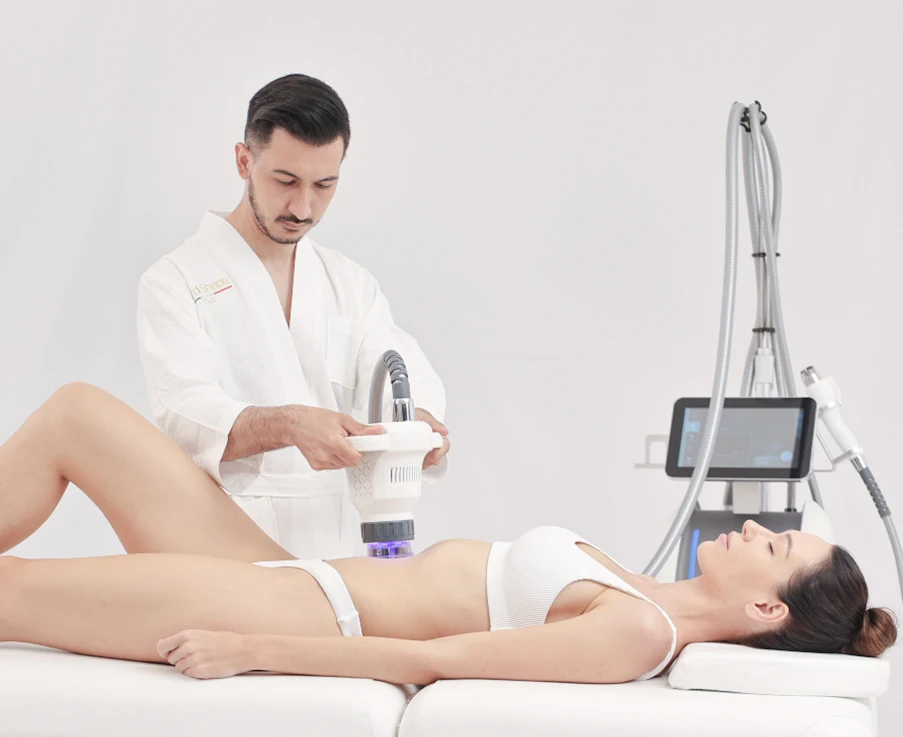 

Vela Slim Shaping Cavitation y Radiofrecuencia Lipo Vacuum Cavitation Kim 8 Slimming System Liposuction RF Cellulite Machine