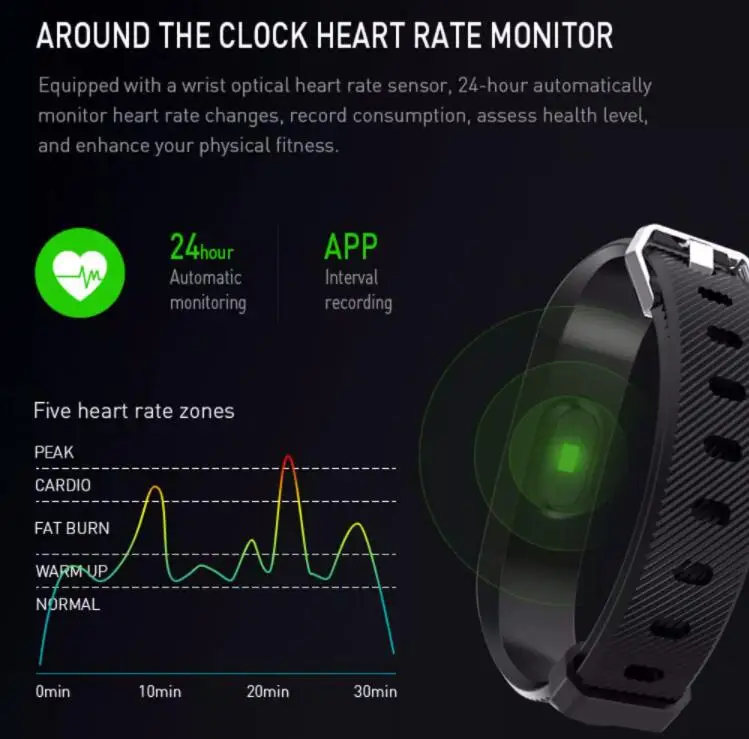 Multifunctional Smart Bracelet Popular Call Bracelet Color Screen Smart Bracelet B6 Sports Multi-functional Two in One Separate