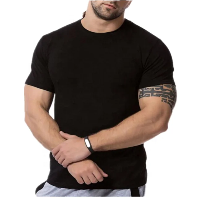 

180g 200g 210g 220g soft comfortable 100% cotton material good Quality crew neck short sleeve blank solid men T shirts