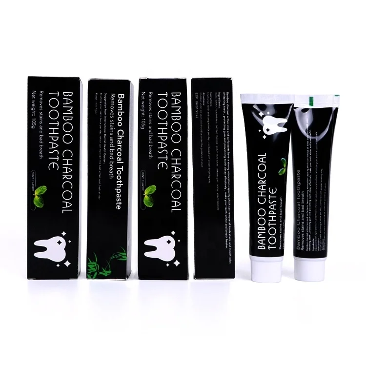 

IVISMILE CE Approved Professional Organic Toothpaste Bamboo Charcoal Toothpaste, Black charcoal