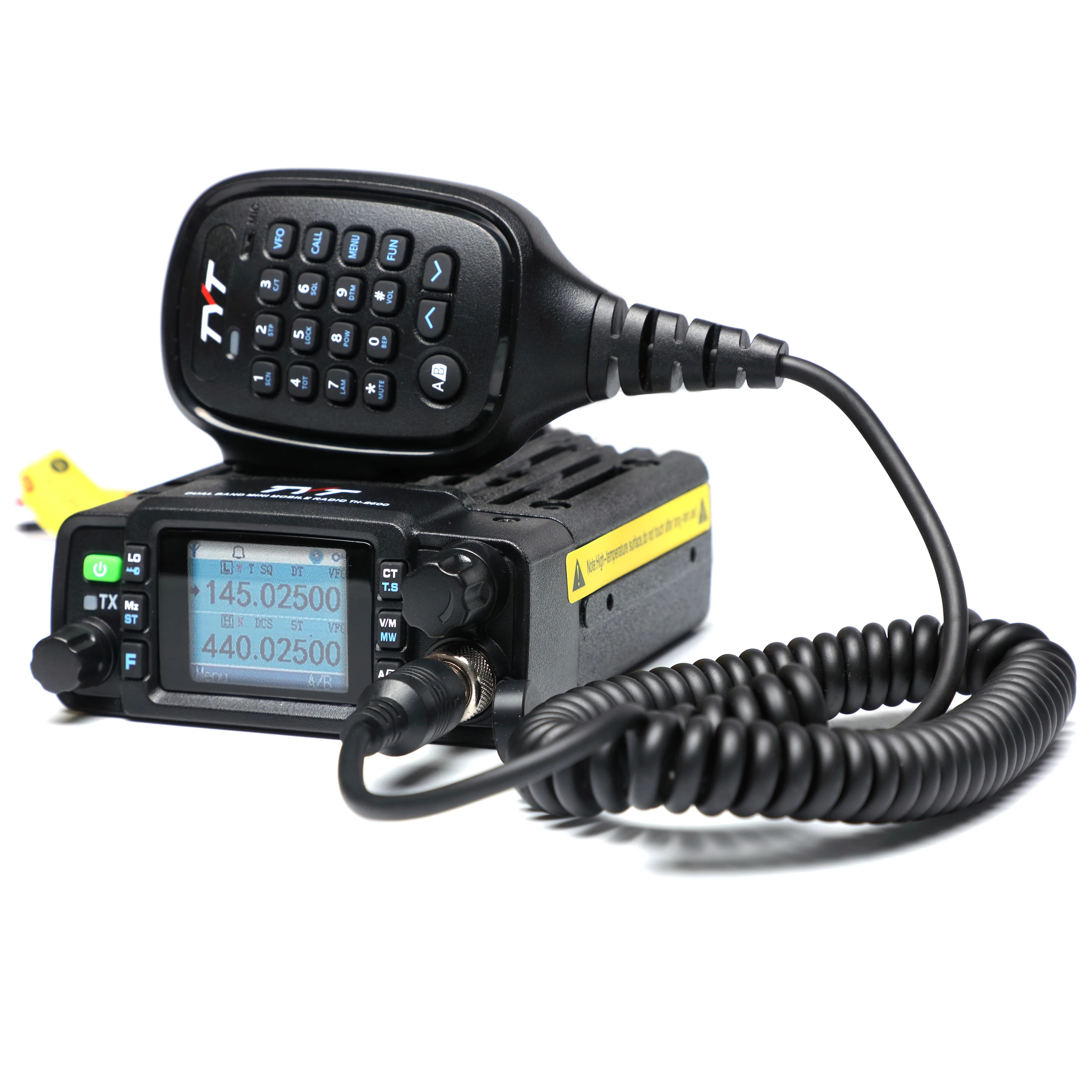 

Amateur Dual Band Radio Long Range VHF/UHF 136-174/400-480MHz Transceiver w/ Programming Cable TYT TH-8600