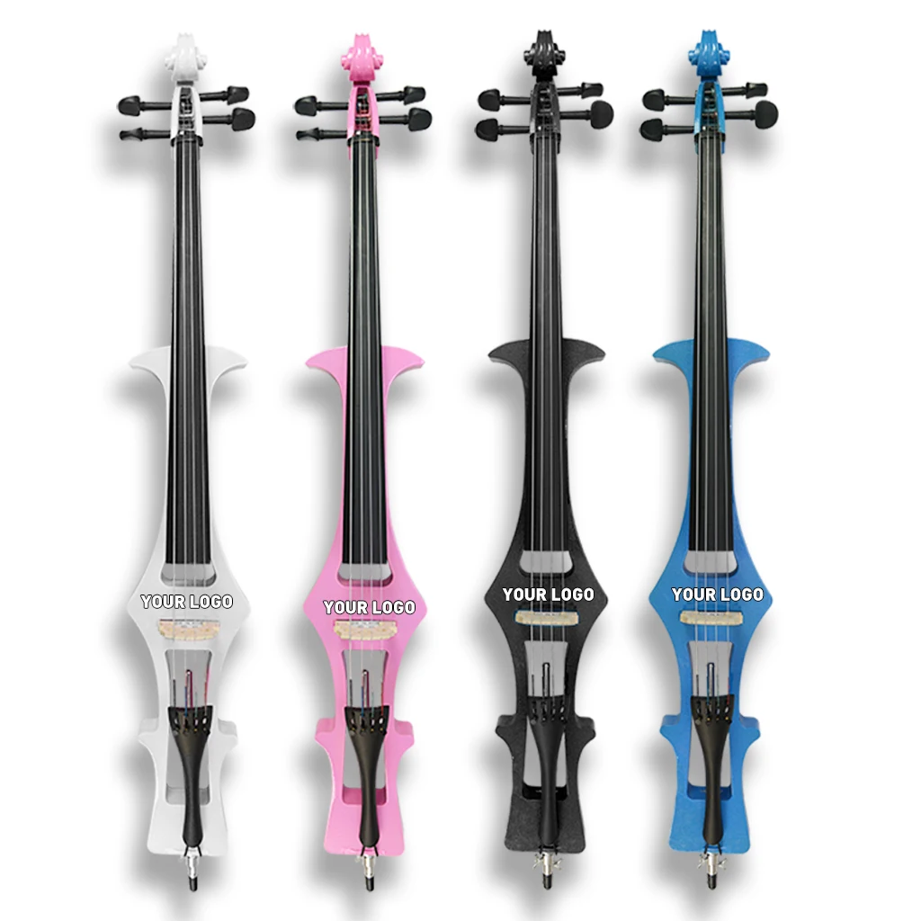 

Electric  Full Size Solid Wood Cello Violoncello  Electric Cello Preamp Electric Silent Cello OEM Customized Your Logo, Accept oem