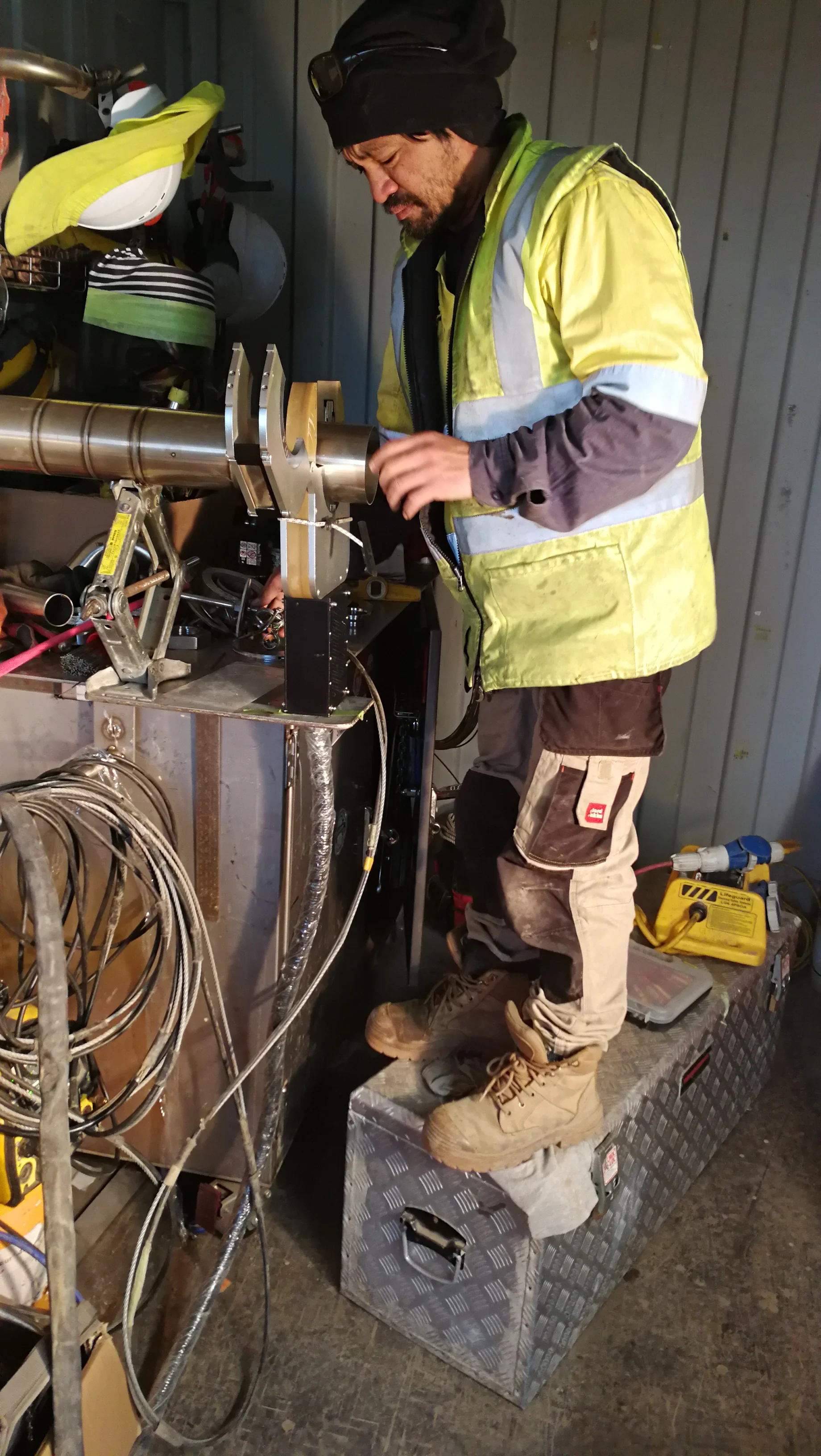 tube to tube automatic orbital welding equipment