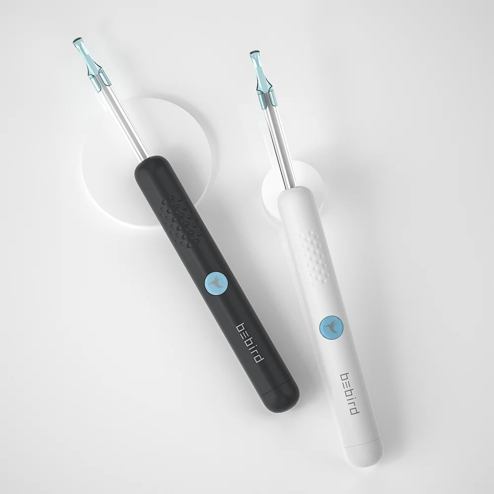

ear wax removal tool smart ear cleaning kit machine with video camera for mobile phones, Black,white