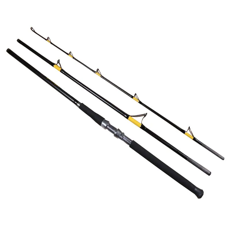 

Jetshark 2.8m 3.0m 3.3m 3.6m Carbon Surf Fishing Rod Xh Action 2/3 Sections Sea Boat Fishing Rod