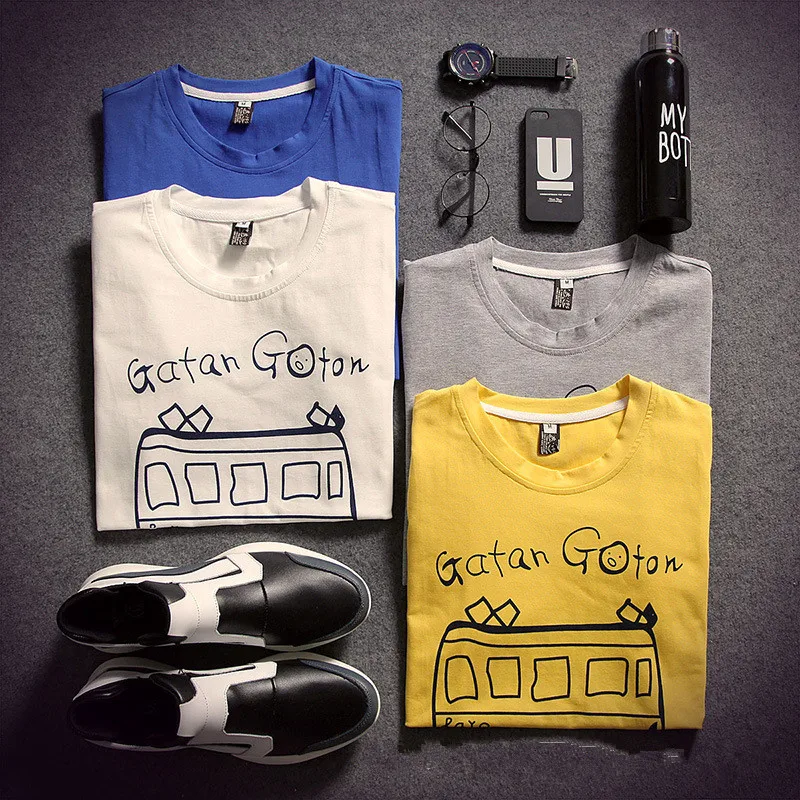 

New summer fun men's t-shirts China factory 100% pure cotton breathable round neck short-sleeved t-shirt men's t-shirt fashion f