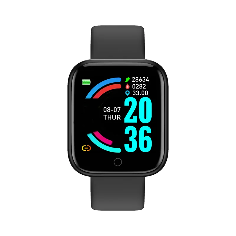 

Hot selling reloj intelligent health smart watch y68 health fitness tracker smart wristband y68 d20 smartwatch