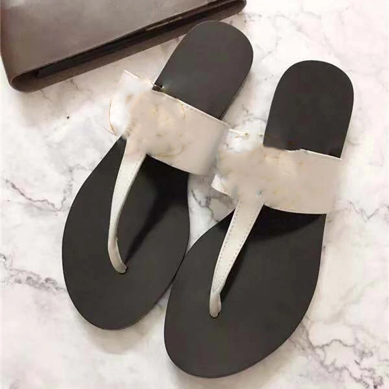 

2022 New Classic Designer Summer Beach Flip Flop Slippers Flat Sandals, Picture color