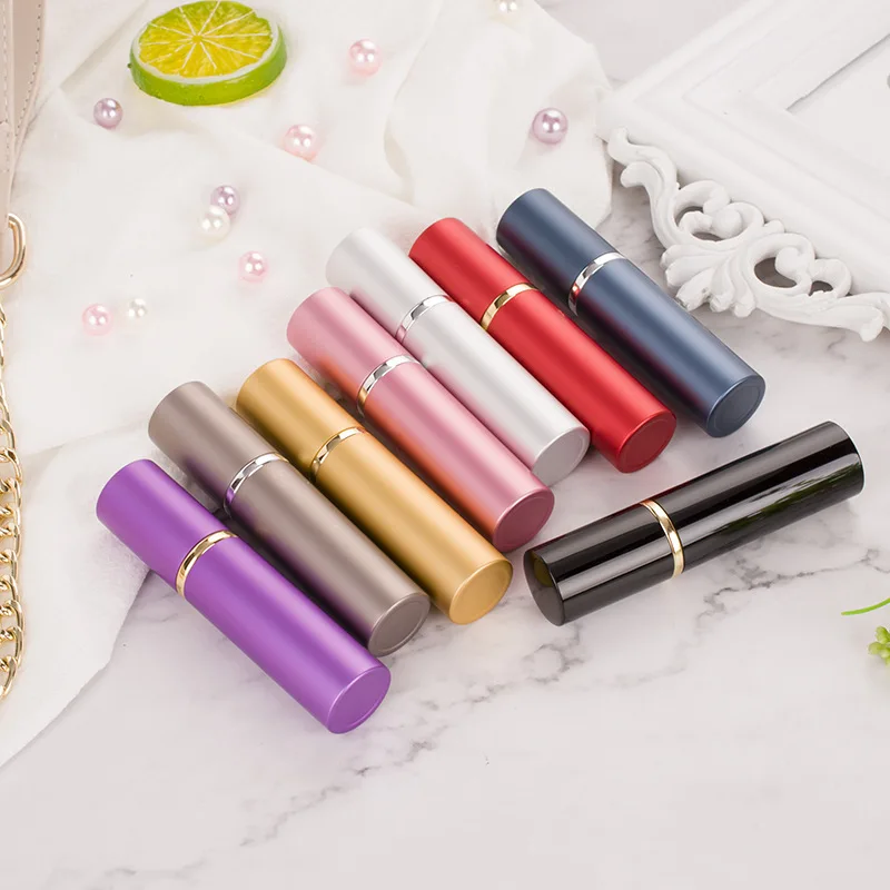 5ml 10ml 15ml Atomizer Perfume Bottles for Travel Refillable Luxury Aluminium Colorful Empty Perfume Bottle Portable