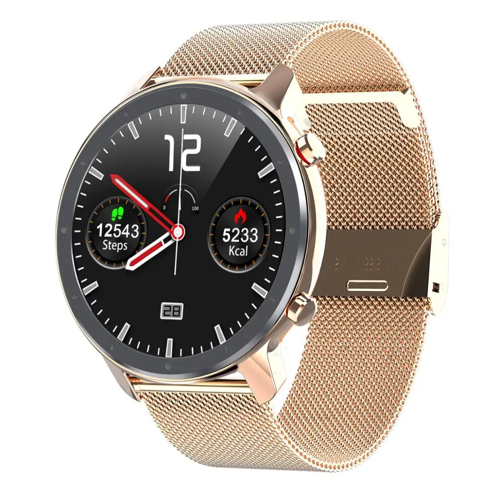 

Yinsung L11 smart watch Heart rate ECG, Blood pressure Blood oxygen Steps Stopwatch Music control bt camera