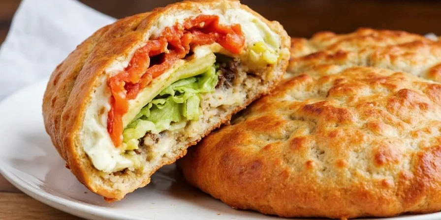 Shawarma stacked high with dripping spices