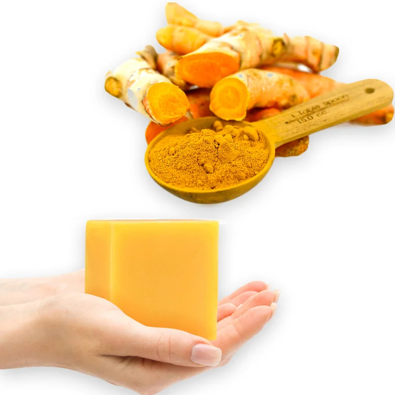 

Natural soaps bath handmade body whitening Turmeric Essential Oil Handmade Tumeric Soap, Ginger