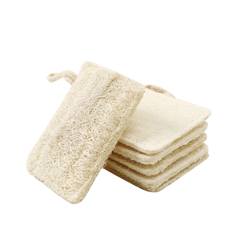 

100% Natural biodegradable Kitchen and Household Dish Sponges Loofah Pad Dishwashing Scrub Luffa Kitchen Loofah Sponge Scourer