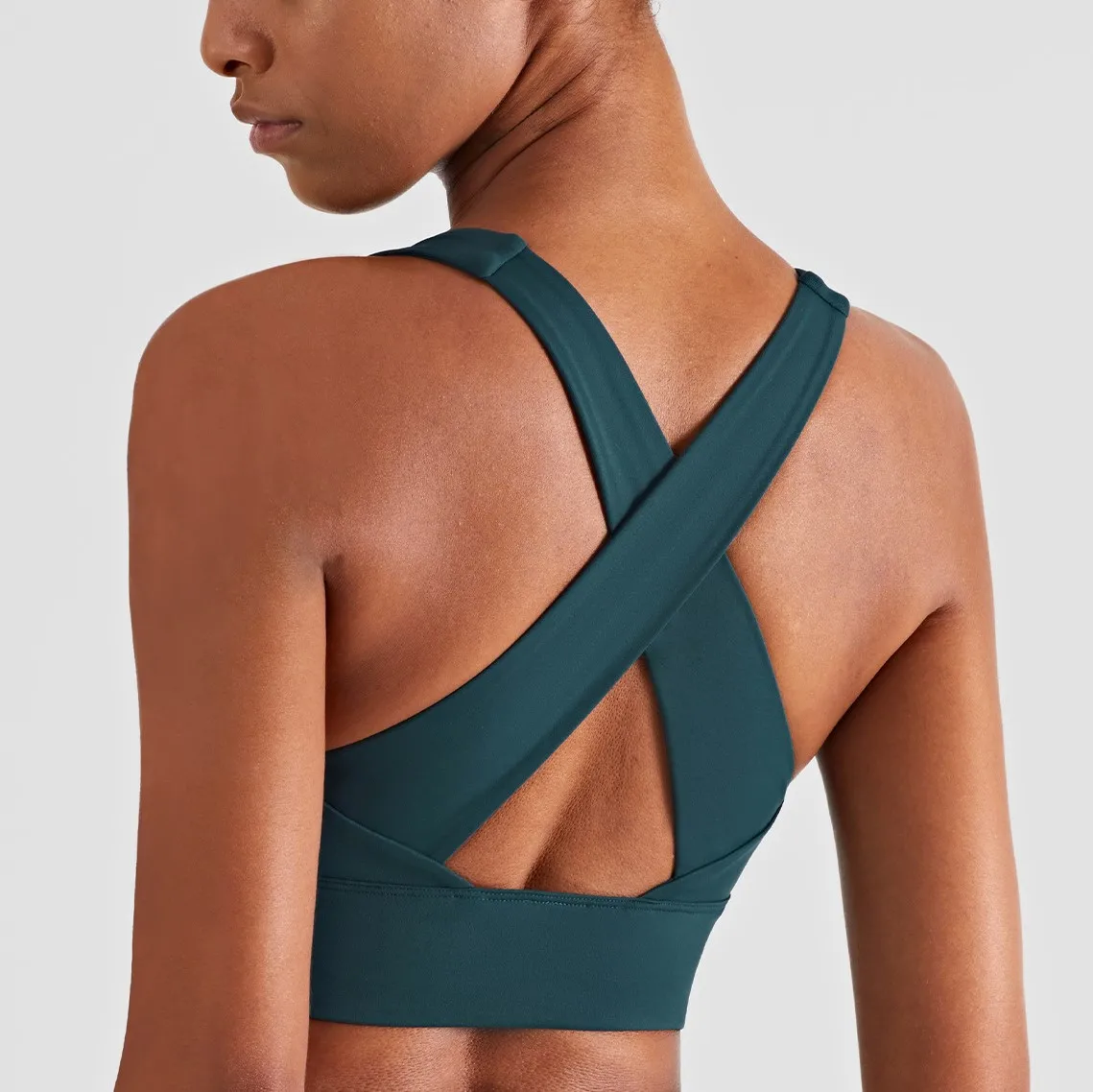 

Wholesale Hot Selling Women Fashionable Fall Tops Yoga Top Ladies Sport Bra Cross Yoga
